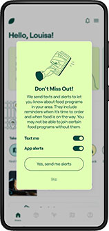 Notifications settings screen